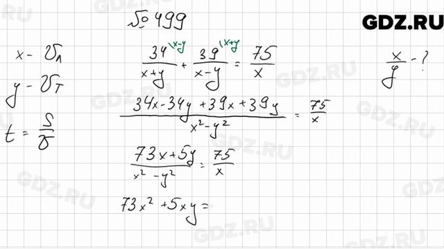№ 499 - Алгебра 9 класс Мерзляк смотреть онлайн