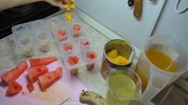 Фруктовый лёд в домашних условиях рецепт. Мороженное.