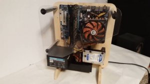 ОТКРЫТЫЙ_СТЕНД_ИЗ_ДЕРЕВО, КОРПУС СВОИМИ РУКАМИ , МОНСТЕР МАШИН PC MONSTERMAСHINE, КОРПУС_ПК