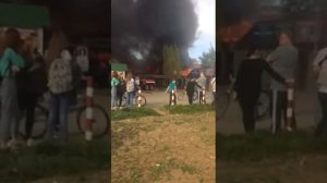 Пожар торгового центра Престиж...в г Палласовка