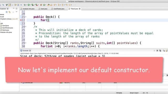 Building a Solitaire Game: Part 2(Defining a Deck class) смотреть онлайн