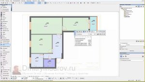 36 Чертим условные обозначения плана потолка в Archicad