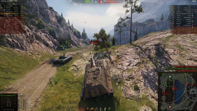 Jagdpanzer E 100 - 10.7K Damage World of Tanks Replays смотреть онлайн