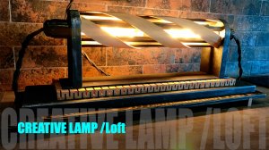 Креативный  светильник Loft | Необычные вещи из дерева