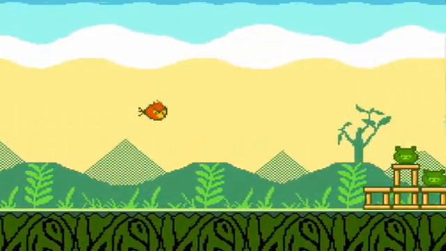 Weird gaming - que hubiera pasado si ...... Graznidos de 8 bits Angry birds para la nes ? смотреть онлайн