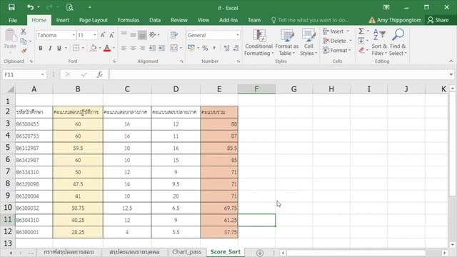 MS Excel : การป้องกันแผ่นงาน (Protect Sheet) (1:25) смотреть онлайн