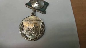 Большая медаль ВСХВ. серебро. 1955 год