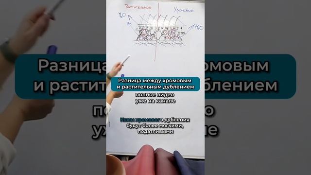 Разница между хромовым и растительным дублением кожи. Что выбрать? #работаскожей #натуральнаякожа