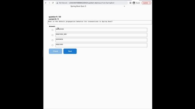 Introducing a Handy Tool for Spring Boot Quizzes: Simplify Your Learning Journey смотреть онлайн