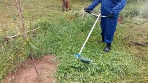 Триммер союз бтс 9256 в работе