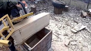 Пилорама из бензопилы своими руками.