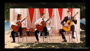 Ансамбль гитаристов. Музыкальная школа.