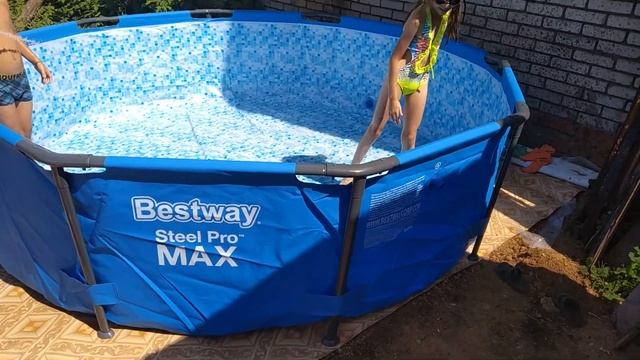 Установка Бассейна BESTWAY на 5000 литров смотреть онлайн