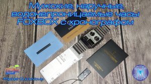 Мужские, водонепроницаемые, наручные часы FOXBOX с хронографом | SpiderChannel | FullHD | 192