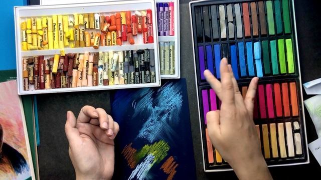 ОБЗОР ПАСТЕЛИ • Сухая и масляная пастель для начинающих • Как выбрать пастель • На чем рисовать