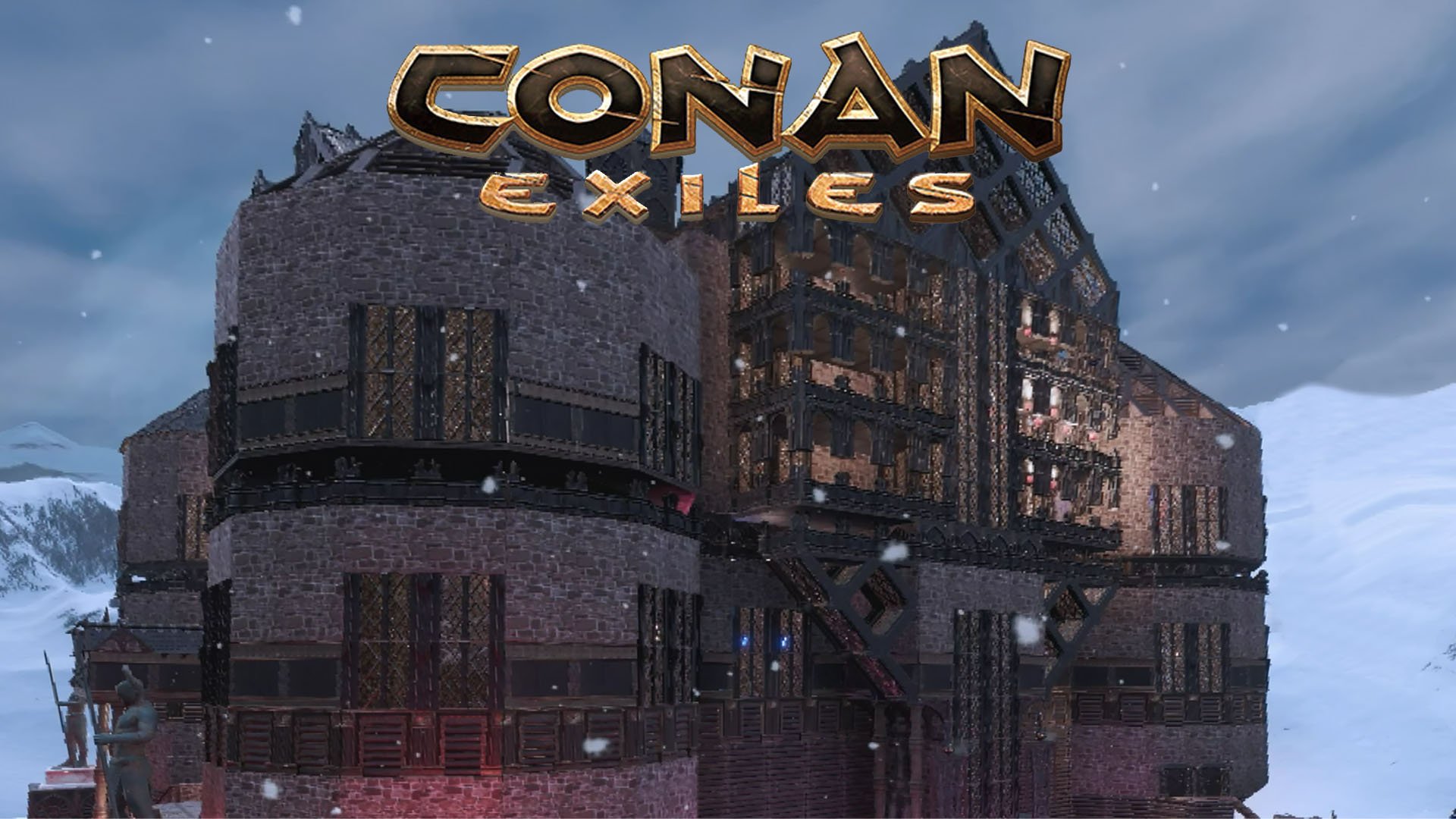 Conan Exiles / Обзор базы игрока Wolf Chaos.mp4