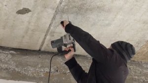 Плиты перекрытия, первая зимовка, сверлим дырки, спускаем воду.