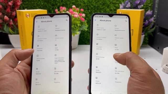 Realme C11 2021 2GB 32GB ? Realme C11 2021 4GB 64GB Unboxing & Comparison or Price ?