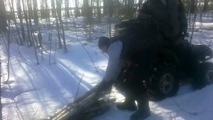 Подготовка к весенней охоте.  Ямаха гризли 660