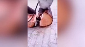 Насадка дровокол на перфоратор и дрель . Для колки дров . Конус , винтовой колун