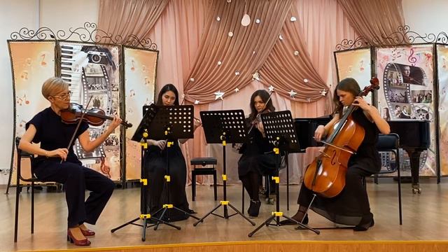 3 часть Струнный квартет преподавателей Vio Vita рук Кузнецова Л Р смотреть онлайн