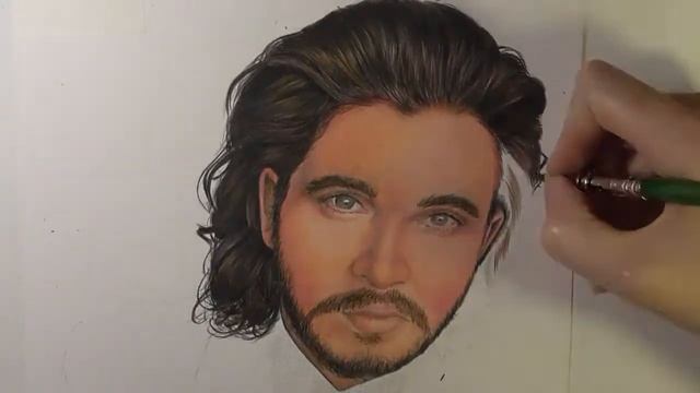 Drawing Kit Harington смотреть онлайн