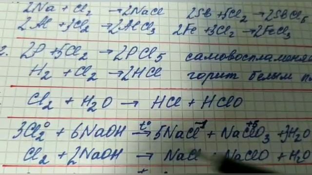 хлор и его свойства смотреть онлайн