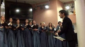 С.  Рахманинов -  "Литургия Св. Иоанна Златоуста"  -  "Отче  наш" - Моск. гос. кам.  хор В.  Минина