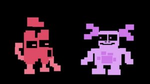 Восьмибитный Й базарит с Восьмибитным Лунтиком