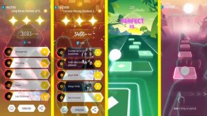 Cartoon Cat vs Cartoon Dog vs Cartoon Mouse vs Long Horse Song - Tiles Hop "Endless Mode" Linux Fun