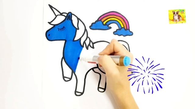 Пони.Как нарисовать Пони.Рисунок раскраска Пони. смотреть онлайн