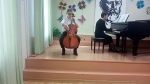 Ж.Бреваль Концертино ля мажор Ванина Евгения виолончель