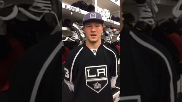 Los Angeles Kings' Tyler Toffoli at Special Olympics