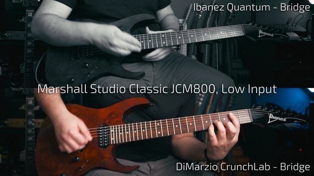DiMarzio LIQUIFIRE & CRUNCH LAB 7 Pickups: Upgrading an Ibanez RG7421 | Quick Tones смотреть онлайн