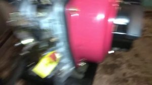 Тяжёлый дизельный мотоблок.