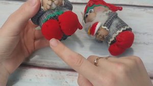 Магнитик на холодильник домовёнок. Домовёнок своими руками. Оберег для дома своими руками.