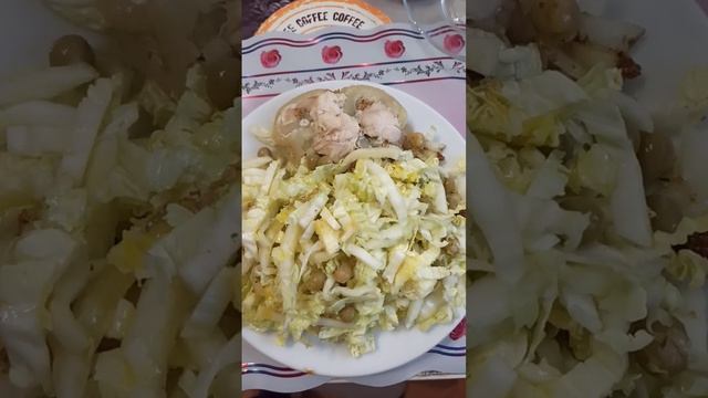 ПП УЖИН || МЯСНЫЕ КОНВЕРТИКИ НА СКОВОРОДЕ+САЛАТ ИЗ ПЕКИНСКОЙ КАПУСТЫ С ГОРОШКОМ