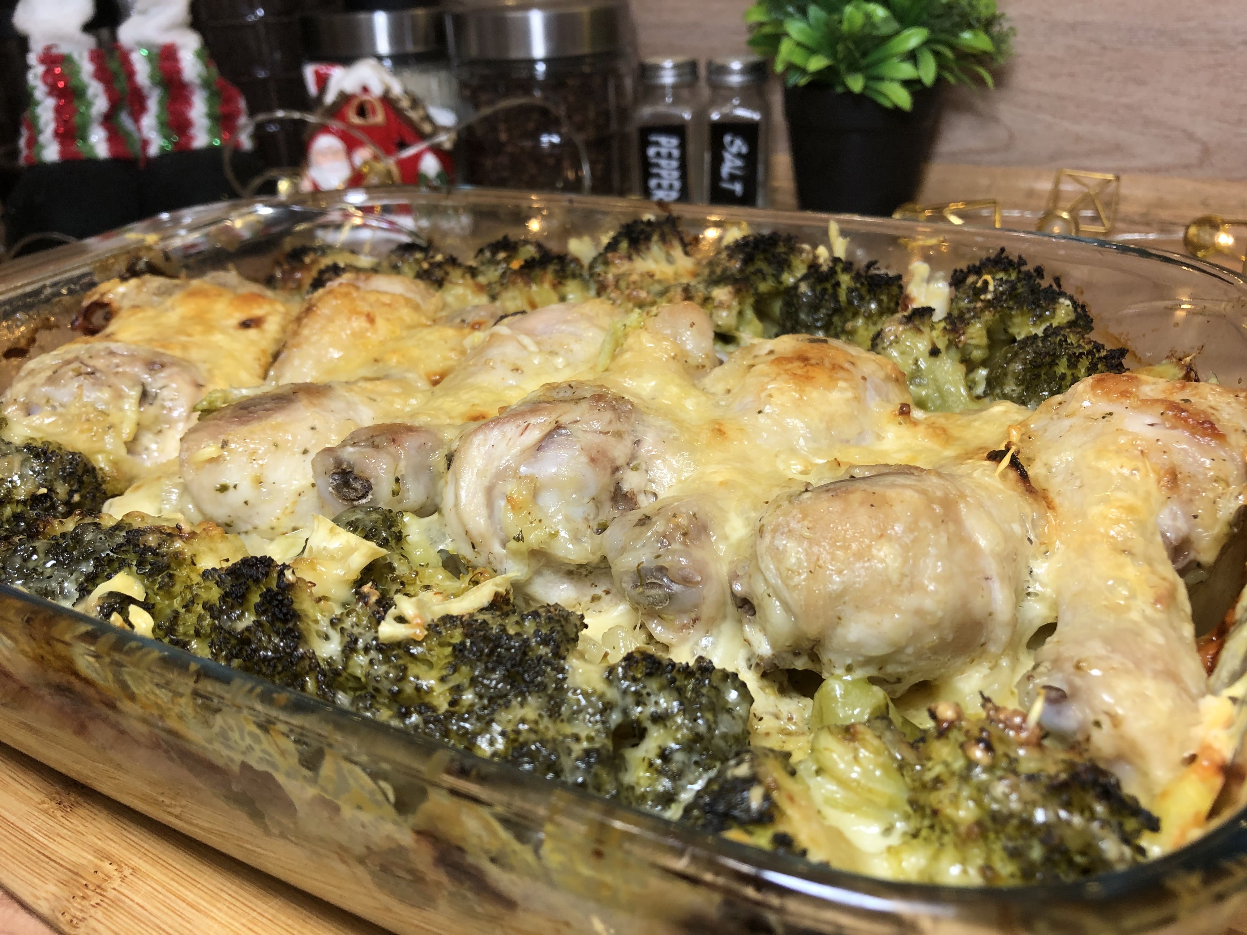 Курица с картофелем и брокколи в духовке | блюда на Новый Год 2023 | рецепты просто