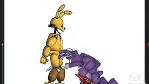 СпрингБонни и Спрингтрап VS олд Бонни и Бонни.