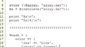 Perl Tutorial 100 - Store Data Structures on Disk