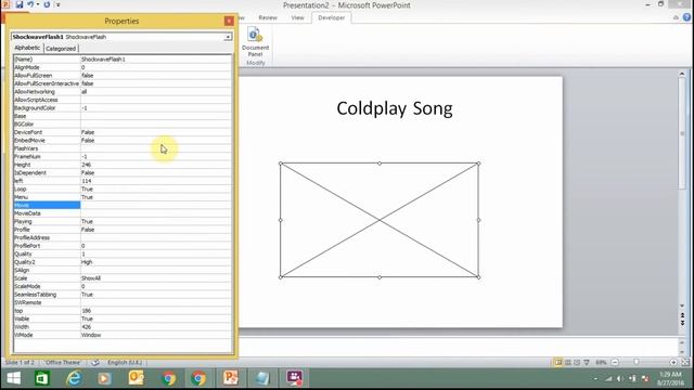 How To Insert a YouTube Video into a PowerPoint 2010 Presentation смотреть онлайн