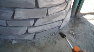 колодец из арт бетона под дикий камень,от А до Я