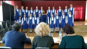 Старший хор "Школьные годы".  Чудеса живут на свете. С.Смирнова