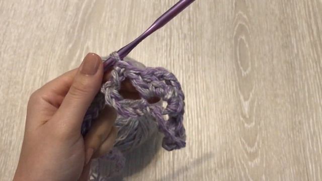 Простой легкий красивый ажурный шарф крючком