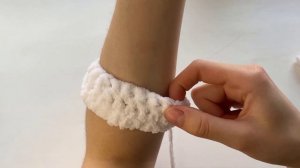 ПУШИСТЫЕ ПЕРЧАТКИ крючком / DIY / вязание