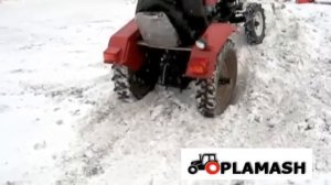 Мини трактор Уралец 180 с блокировкой дифференциала