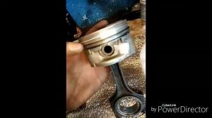 Установленные кольца с вкладышами на поршень и шатун ланос 1.6