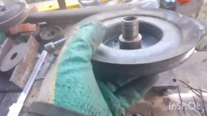 привод НШ-10 на минитрактор из привода насоса ГУР МАЗ