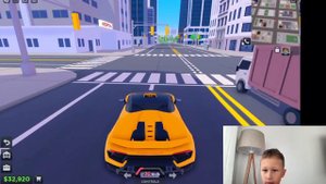 Купили ламборгини-такси в игре Roblox Taxi Boss!