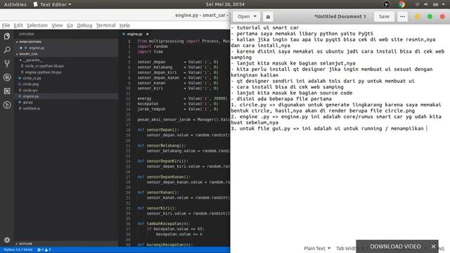 UI smart car -python смотреть онлайн